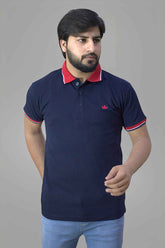 Gambluss plain Pique Polo-Navy - Gambluss Wardrobe