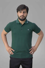 Gambluss plain Pique Polo- Green - Gambluss Wardrobe
