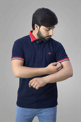 Gambluss plain Pique Polo-Navy - Gambluss Wardrobe