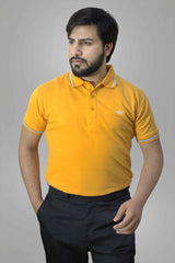 Gambluss plain Pique Polo- Mustard - Gambluss Wardrobe