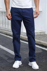 Gambluss R-Navy Regular Fit Cheno Pant - Gambluss Wardrobe