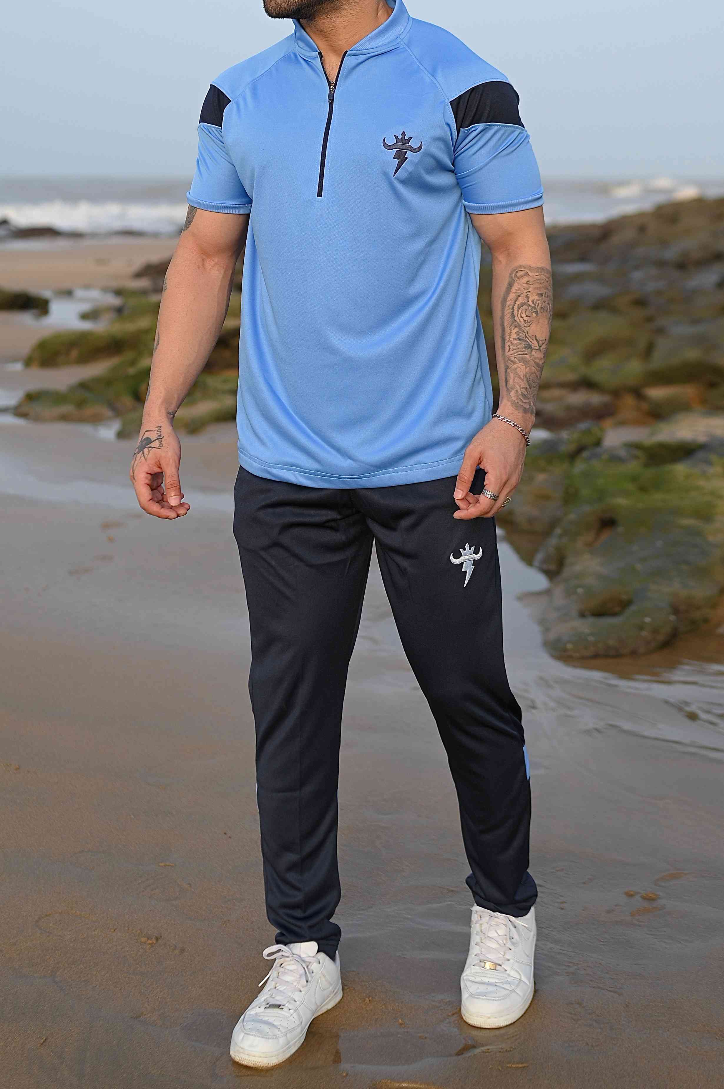 Gambluss Athleisure Dryfit Tracksuit- Royal/Navy - Gambluss Wardrobe