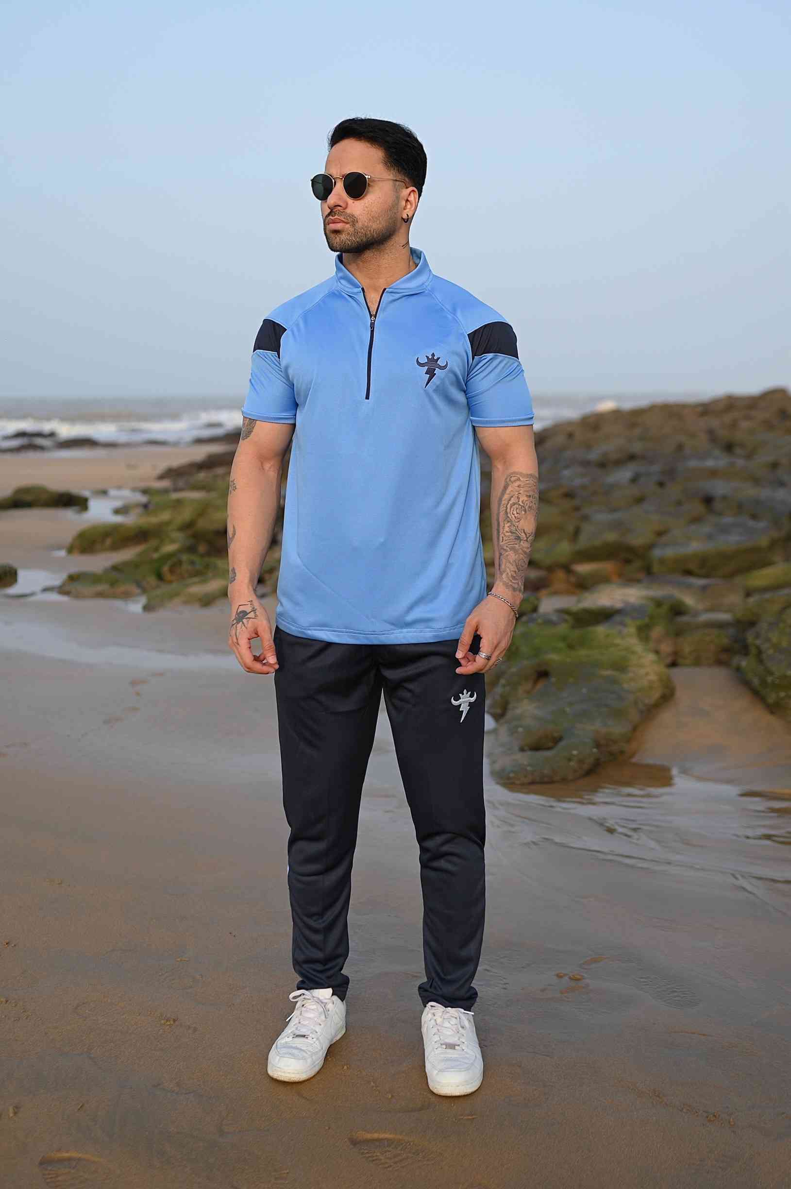 Gambluss Athleisure Dryfit Tracksuit- Royal/Navy - Gambluss Wardrobe