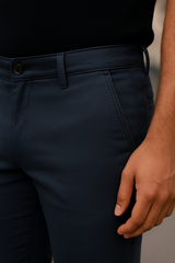 Gambluss charcoal Twill Cotton Pant - Gambluss Wardrobe