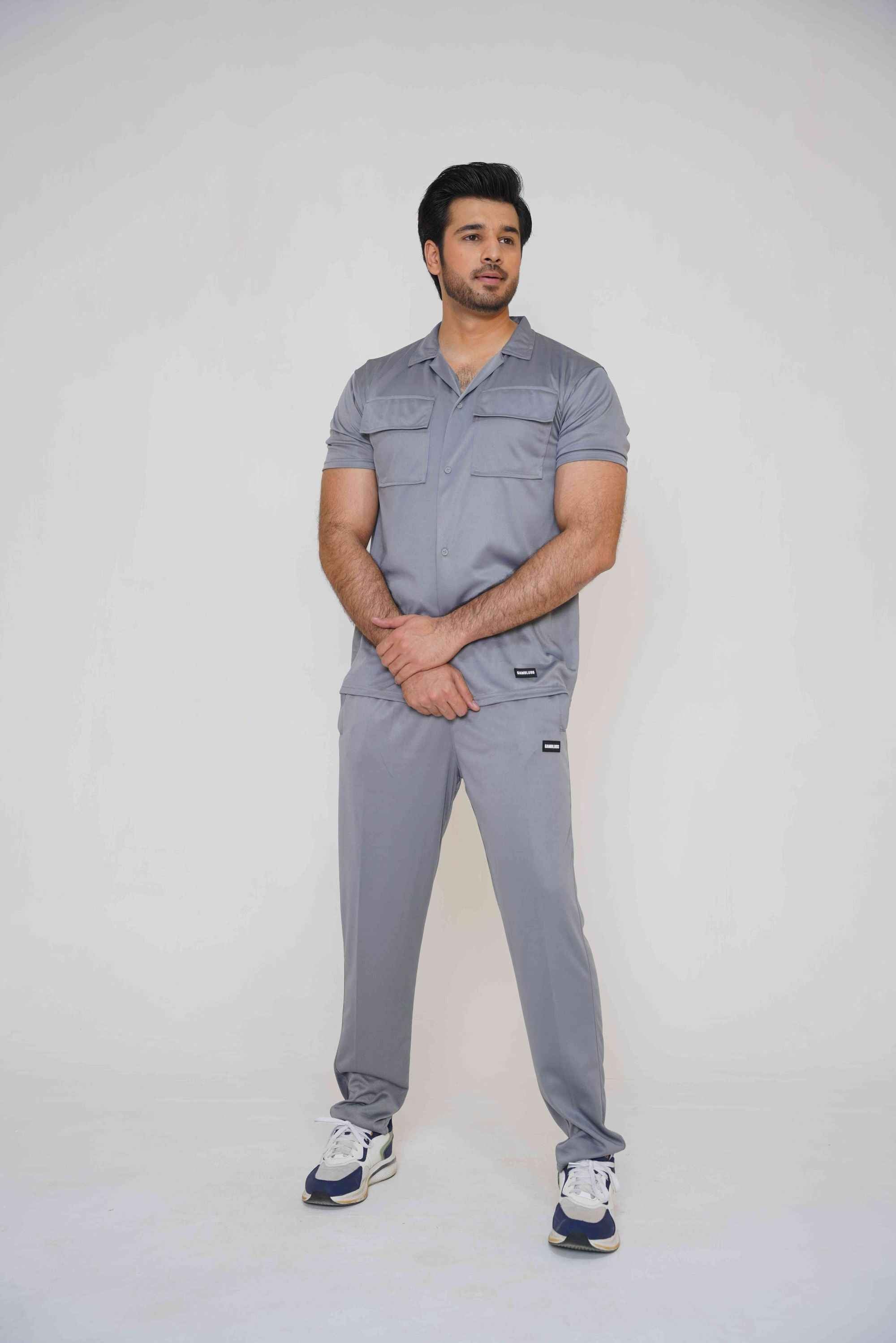 Gambluss Safari Summer tracksuit - Silver - Gambluss Wardrobe