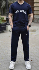 Gambluss Las-Vegas Cotton Twinset- Navy - Gambluss Wardrobe