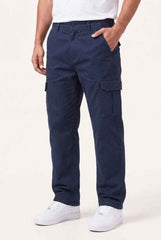 Relaxed Fit Baby Canvas Cotton Cargo Pant – Navy