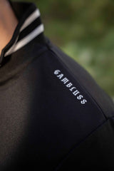 Black Velocity Tracksuit | Imported Scuba Fabric 4-Way Stretch – Gambluss - Gambluss Wardrobe