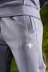 Gambluss Space Blue Momentum Tracksuit | Imported Scuba 4-Way Stretch - Gambluss Wardrobe