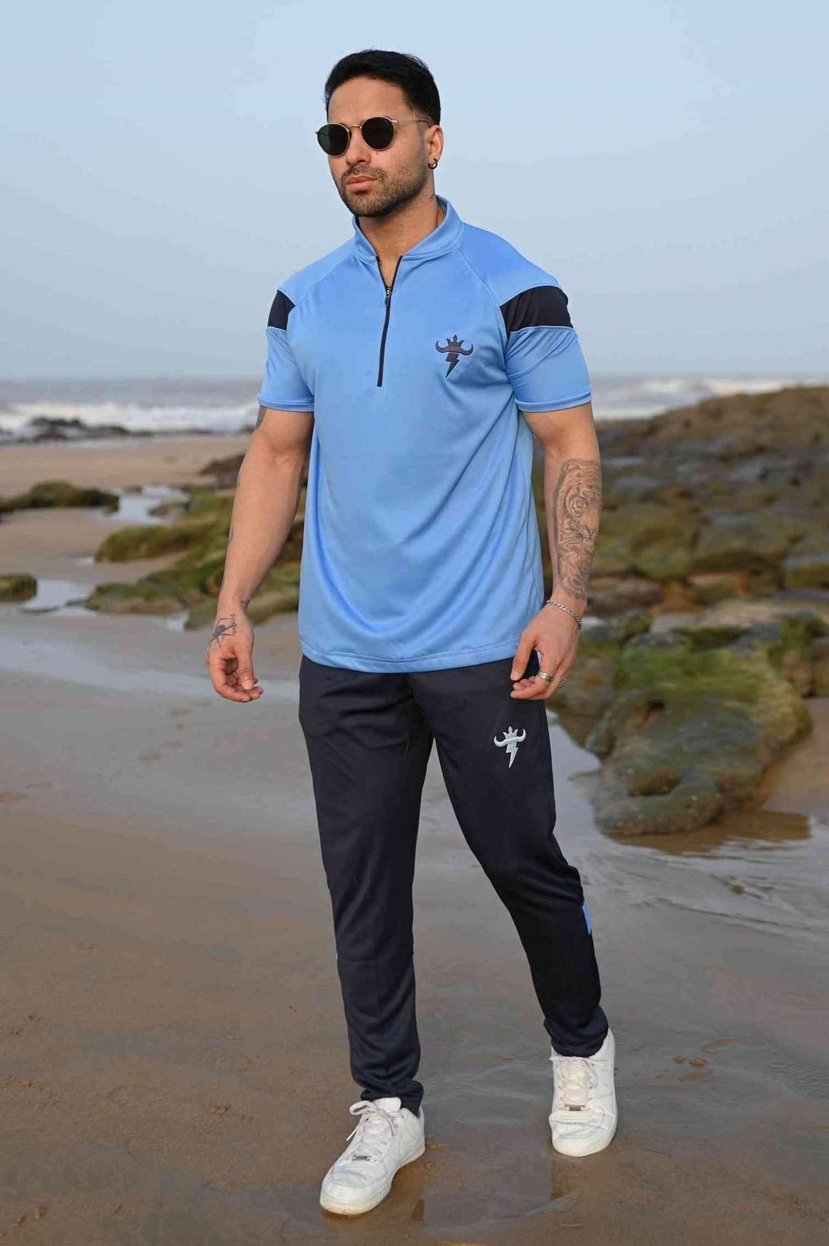 Gambluss Athleisure Dryfit Tracksuit- Royal/Navy - Gambluss Wardrobe
