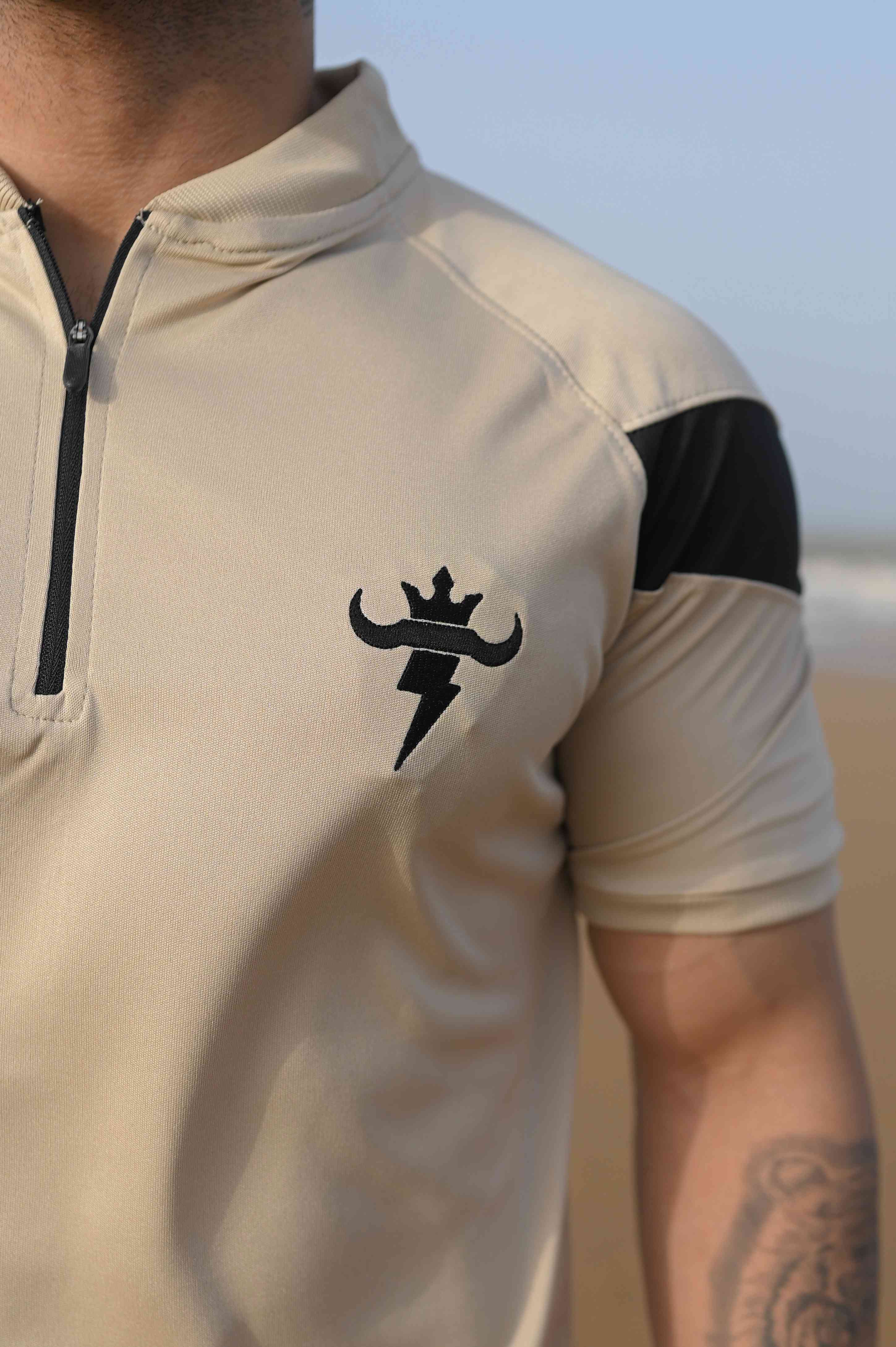 Gambluss Athleisure Dryfit Tracksuit- Milky/Black - Gambluss Wardrobe