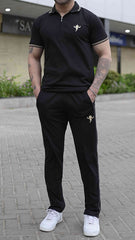 Gentlemen Golden Edition Cotton Twinset-Black - Gambluss Wardrobe