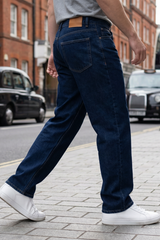 Gambluss Relaxed-Fit cross pocket Pleated Pant- Dark Navy - Gambluss Wardrobe