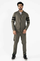 Premium Power Flex 4 Way Scuba Winter Tracksuit- Olive - Gambluss Wardrobe