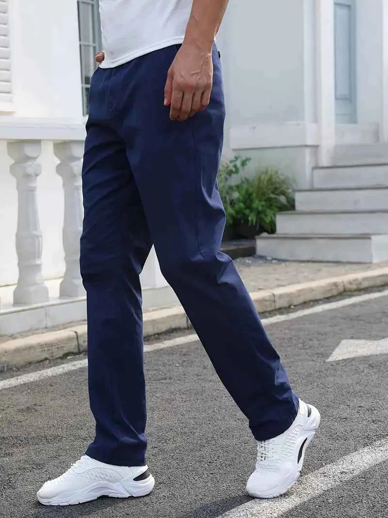 Gambluss R-Navy Regular Fit Cheno Pant - Gambluss Wardrobe