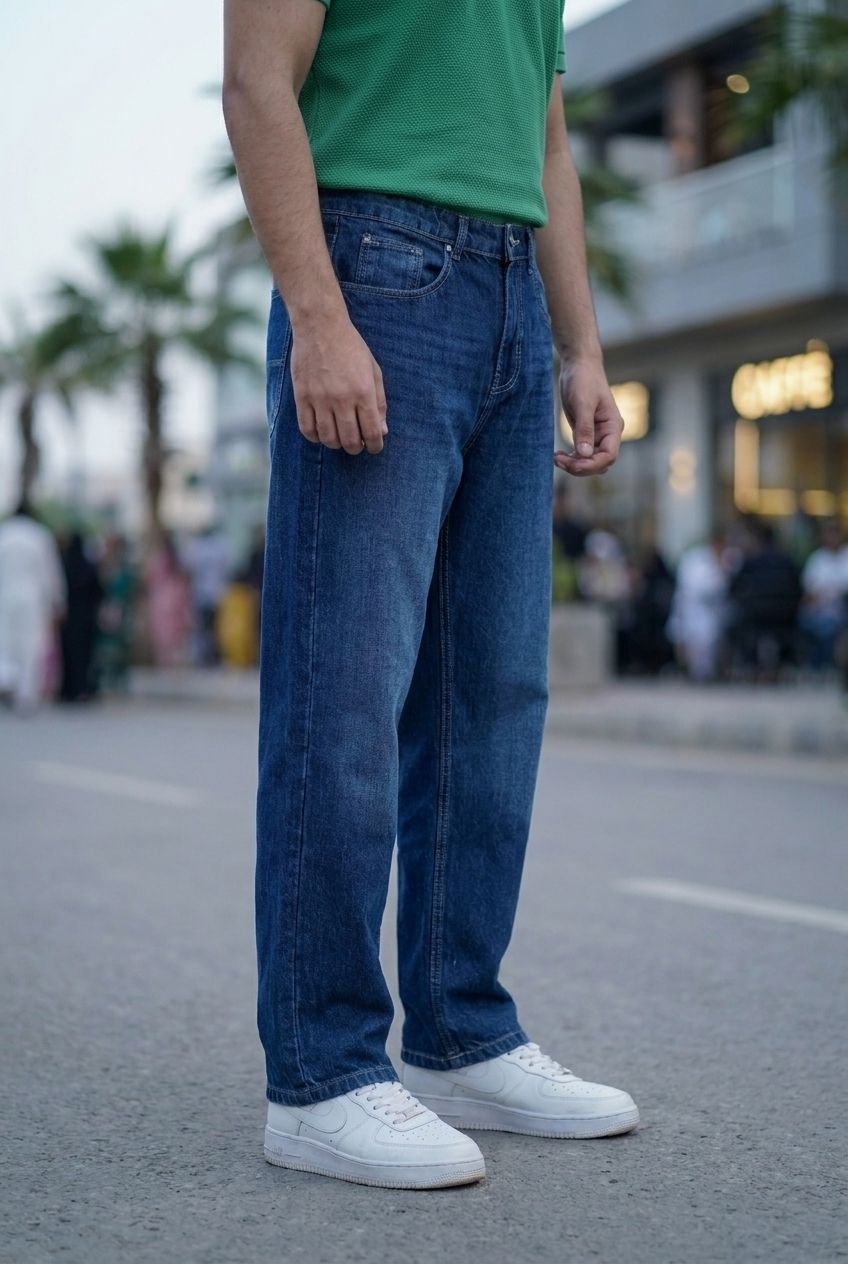 Gambluss Essential Relaxed-Fit Pant- dark navy